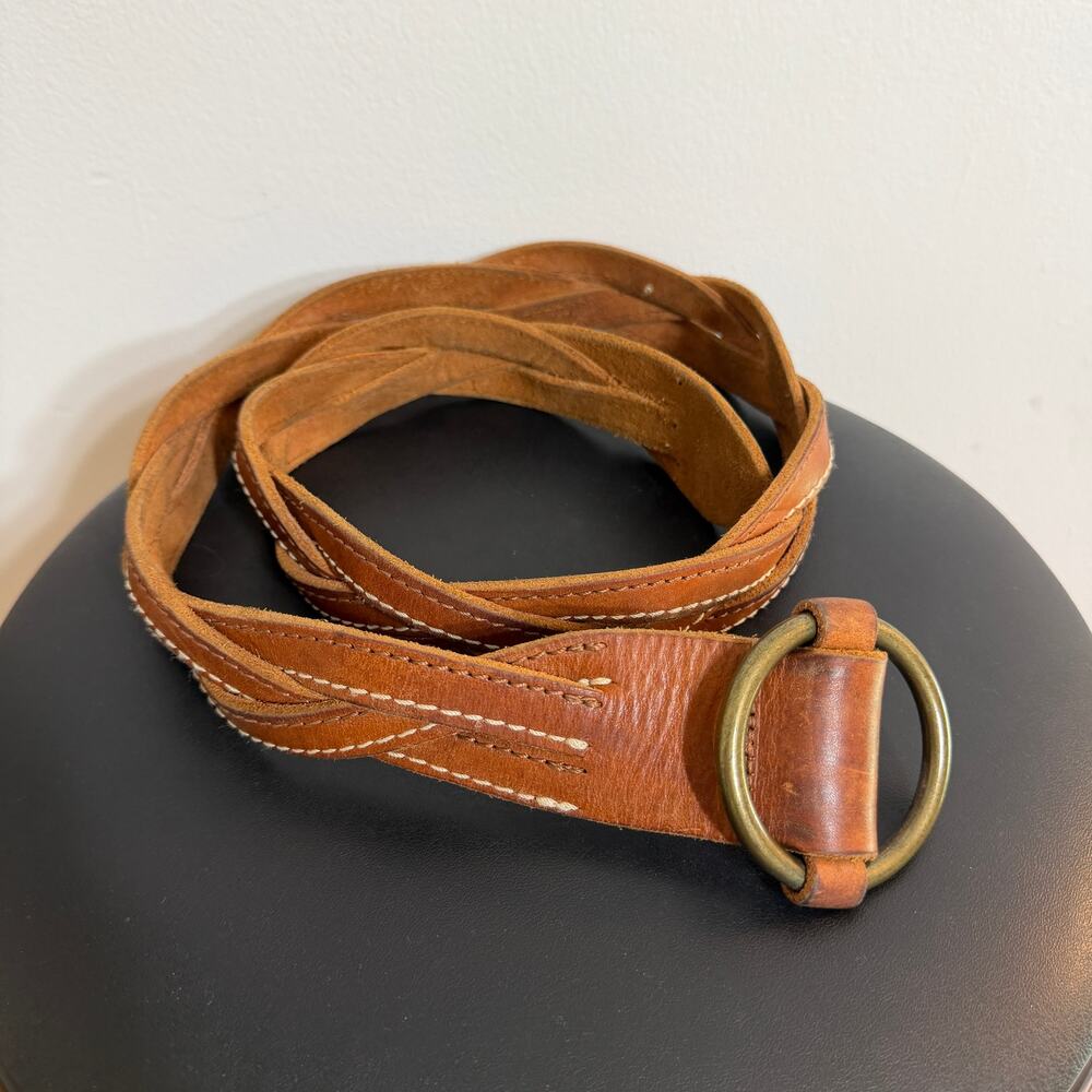Abercrombie Brown Braided Belt